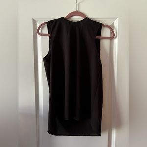 Black tank-style blouse by Paper Crane